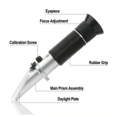 Refractometer Optical Salinity Concentration Handheld High Precision Measuring Tool RZ112 0~28%