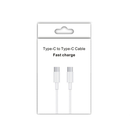 XJ-99 2pcs 1m 60W USB-C / Type-C to Type-C Fast Charging Data Cable for, 60W (2pcs)