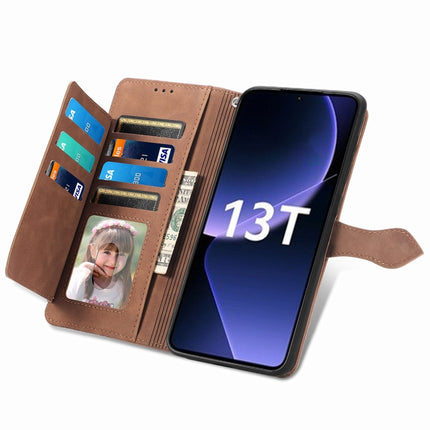 Embossed Flower Zipper Leather Phone Case, For Xiaomi Redmi K60 Ultra, For Xiaomi Redmi K70 Pro, For Xiaomi Redmi K70, For Xiaomi 13T / 13T Pro