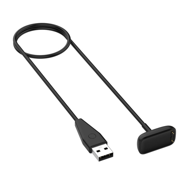 For Fitbit Charge 6 USB Port Smart Watch Charging Cable with Reset Key, 50cm, 1m