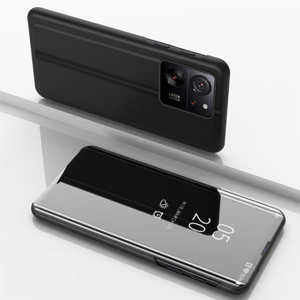 Plated Mirror Horizontal Flip Leather Phone Case with Holder, For Xiaomi 13T Pro, For Xiaomi Redmi Note 12 4G, For Redmi Note 15 Pro+ Global 163.3mm