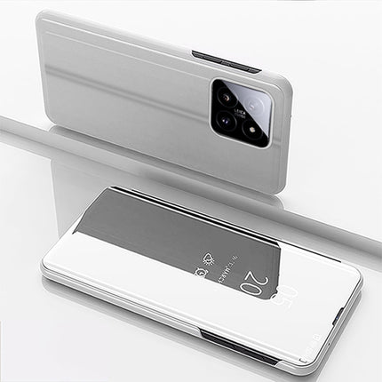 Plated Mirror Horizontal Flip Leather Phone Case with Holder, For Xiaomi 14, For Xiaomi Redmi 13C, For Xiaomi Redmi Note 13 Pro+