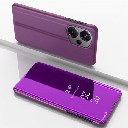 Plated Mirror Horizontal Flip Leather Phone Case with Holder, For Xiaomi Poco F6 Pro, For Xiaomi Redmi Note 13 Pro 4G, For Xiaomi 14 Pro