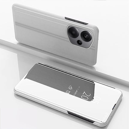 Plated Mirror Horizontal Flip Leather Phone Case with Holder, For Xiaomi Poco F6 Pro, For Xiaomi Redmi Note 13 Pro 4G, For Xiaomi 14 Pro