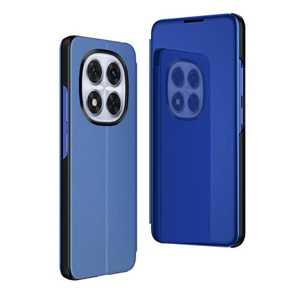 Plated Mirror Horizontal Flip Leather Phone Case with Holder, For Xiaomi Redmi Note 14 Pro+ 5G, For Xiaomi Redmi Note 14 Pro 5G, For Xiaomi 14T Pro