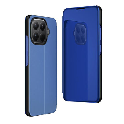 Plated Mirror Horizontal Flip Leather Phone Case with Holder, For Xiaomi 15T Pro, For Xiaomi 15T, For Redmi Note 14 4G 164.84mm