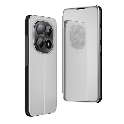 Plated Mirror Horizontal Flip Leather Phone Case with Holder, For Redmi Note 15 4G / 5G Global 164mm, For Redmi 15C 5G / 4G EU 173mm, For Redmi 15C 5G / 4G Global 171mm
