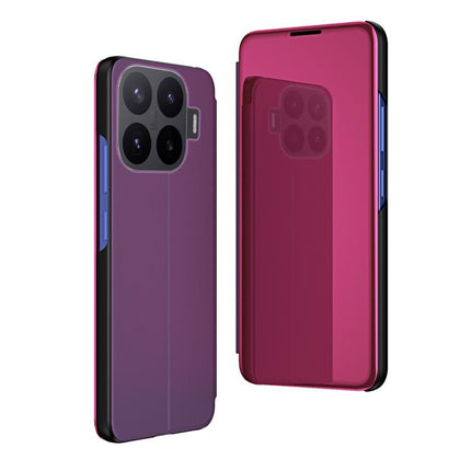 Plated Mirror Horizontal Flip Leather Phone Case with Holder, For Xiaomi 17T Pro 5G, For Xiaomi 17T 5G, For Redmi Note 15 Pro 5G Global 163.6mm