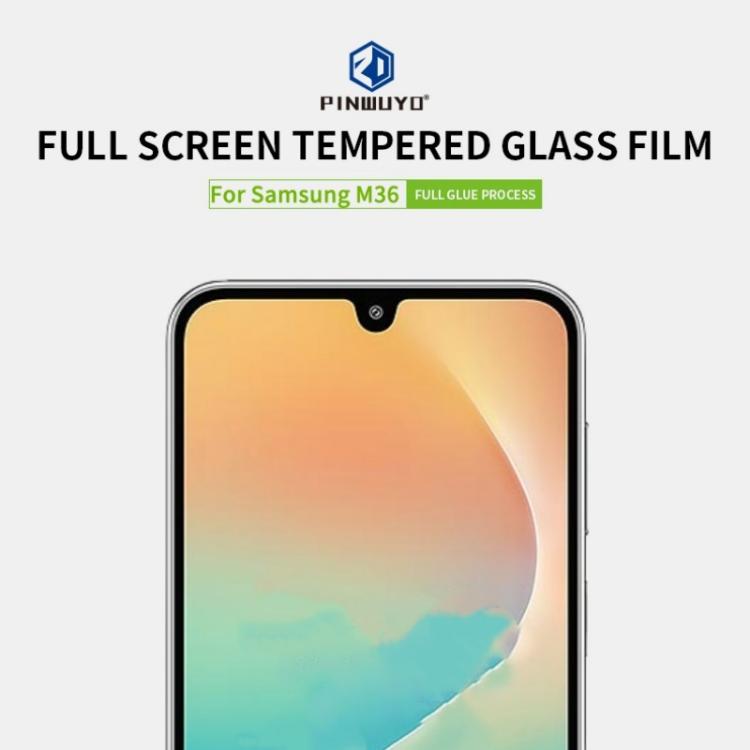 PINWUYO 9H 2.5D Full Screen Tempered Glass Film