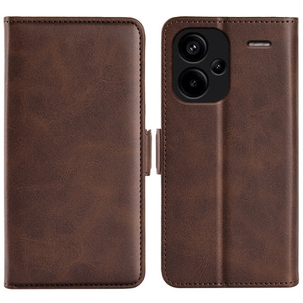 Dual-side Magnetic Buckle Horizontal Flip Leather Phone Case, For Xiaomi Redmi Note 13 5G, For Xiaomi Redmi 13C 4G, For Xiaomi Redmi Note 13 Pro+, For Xiaomi Redmi Note 13 Pro 5G