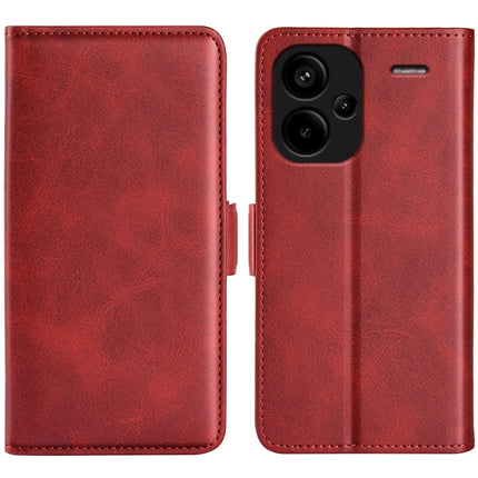 Dual-side Magnetic Buckle Horizontal Flip Leather Phone Case, For Xiaomi Redmi Note 13 5G, For Xiaomi Redmi 13C 4G, For Xiaomi Redmi Note 13 Pro+, For Xiaomi Redmi Note 13 Pro 5G