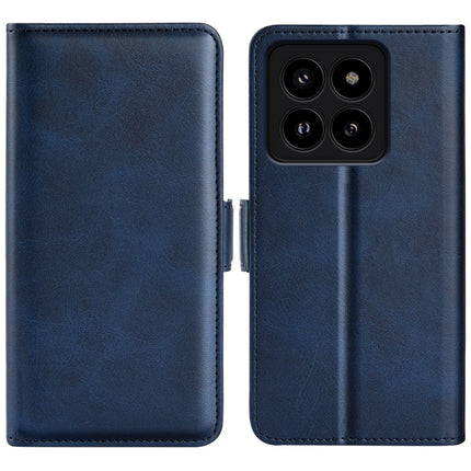 Dual-side Magnetic Buckle Horizontal Flip Leather Phone Case, For Xiaomi Redmi Note 13 4G, For Xiaomi 14 Ultra, For Xiaomi 14 Pro, For Xiaomi 14