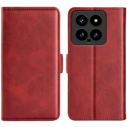 Dual-side Magnetic Buckle Horizontal Flip Leather Phone Case, For Xiaomi Redmi Note 13 4G, For Xiaomi 14 Ultra, For Xiaomi 14 Pro, For Xiaomi 14