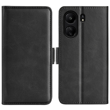 Dual-side Magnetic Buckle Horizontal Flip Leather Phone Case, For Xiaomi Redmi Note 13 5G, For Xiaomi Redmi 13C 4G, For Xiaomi Redmi Note 13 Pro+, For Xiaomi Redmi Note 13 Pro 5G