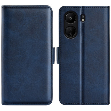 Dual-side Magnetic Buckle Horizontal Flip Leather Phone Case, For Xiaomi Redmi Note 13 5G, For Xiaomi Redmi 13C 4G, For Xiaomi Redmi Note 13 Pro+, For Xiaomi Redmi Note 13 Pro 5G