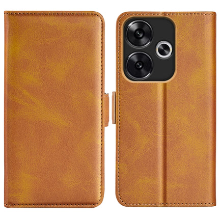 Dual-side Magnetic Buckle Horizontal Flip Leather Phone Case, For Xiaomi Redmi K70 Ultra, For Xiaomi Redmi Note 13R 5G, For Xiaomi Redmi Turbo 3, For Xiaomi Redmi A3