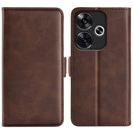 Dual-side Magnetic Buckle Horizontal Flip Leather Phone Case, For Xiaomi Redmi K70 Ultra, For Xiaomi Redmi Note 13R 5G, For Xiaomi Redmi Turbo 3, For Xiaomi Redmi A3