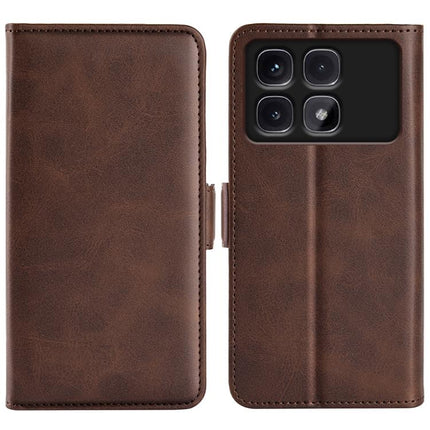 Dual-side Magnetic Buckle Horizontal Flip Leather Phone Case, For Xiaomi Redmi K70 Ultra, For Xiaomi Redmi Note 13R 5G, For Xiaomi Redmi Turbo 3, For Xiaomi Redmi A3