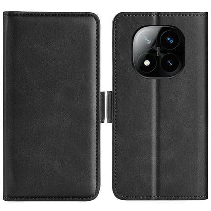 Dual-side Magnetic Buckle Horizontal Flip Leather Phone Case, For Xiaomi 15 Pro, For Xiaomi 15, For Xiaomi Redmi Note 14 5G, For Xiaomi Redmi Note 14 Pro+