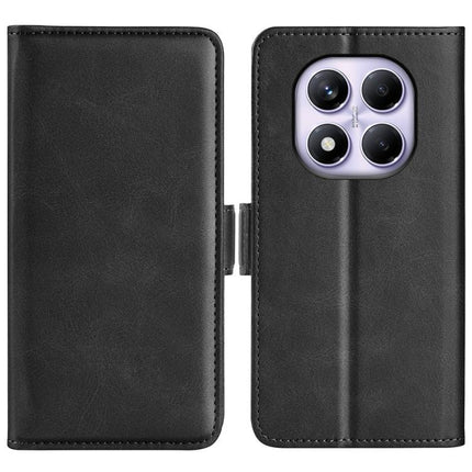 Dual-side Magnetic Buckle Horizontal Flip Leather Phone Case, For Xiaomi 15 Ultra, For Xiaomi Poco M7 Pro 5G, For Redmi Note 14 Pro 4G, For Redmi Note 14 4G 163.25mm