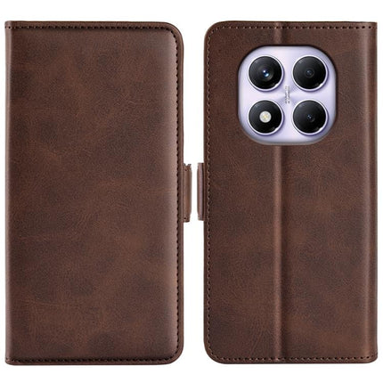 Dual-side Magnetic Buckle Horizontal Flip Leather Phone Case, For Xiaomi 15 Ultra, For Xiaomi Poco M7 Pro 5G, For Redmi Note 14 Pro 4G, For Redmi Note 14 4G 163.25mm