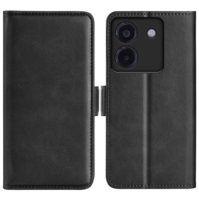 Dual-side Magnetic Buckle Horizontal Flip Leather Phone Case, For Xiaomi Poco M7 Pro 5G, For Redmi Note 14 Pro 4G, For Redmi Note 14 4G 163.25mm, For Xiaomi 15 Pro