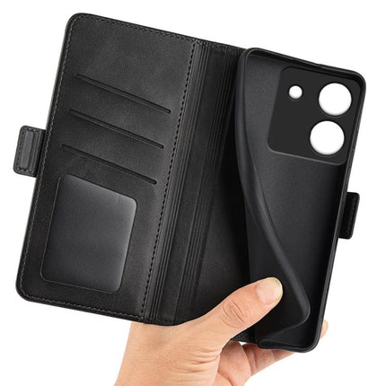 Dual-side Magnetic Buckle Horizontal Flip Leather Phone Case, For Xiaomi Poco M7 Pro 5G, For Redmi Note 14 Pro 4G, For Redmi Note 14 4G 163.25mm, For Xiaomi 15 Pro