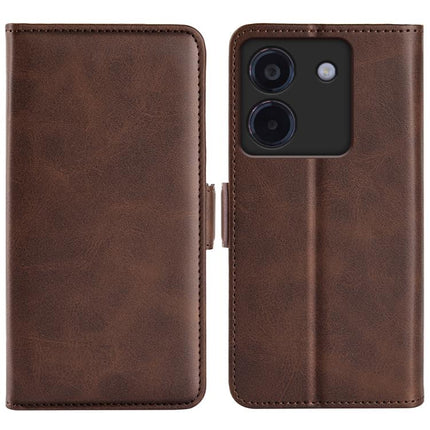Dual-side Magnetic Buckle Horizontal Flip Leather Phone Case, For Xiaomi 15 Ultra, For Xiaomi Poco M7 Pro 5G, For Redmi Note 14 Pro 4G, For Redmi Note 14 4G 163.25mm