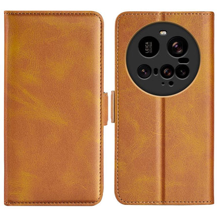 Dual-side Magnetic Buckle Horizontal Flip Leather Phone Case, For Xiaomi 15 Ultra, For Xiaomi Poco M7 Pro 5G, For Redmi Note 14 Pro 4G, For Redmi Note 14 4G 163.25mm