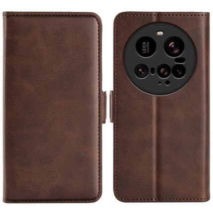 Dual-side Magnetic Buckle Horizontal Flip Leather Phone Case, For Xiaomi 15 Ultra, For Xiaomi Poco M7 Pro 5G, For Redmi Note 14 Pro 4G, For Redmi Note 14 4G 163.25mm