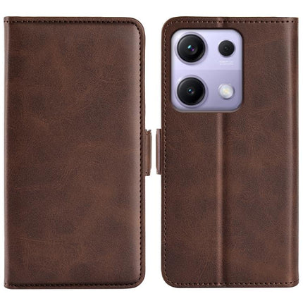 Dual-side Magnetic Buckle Horizontal Flip Leather Phone Case, For Xiaomi 15T, For Redmi A5 4G 173.3mm, For Redmi Note 14S 4G, For Redmi Note 14 4G 164.84mm