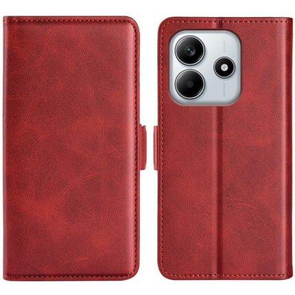 Dual-side Magnetic Buckle Horizontal Flip Leather Phone Case, For Xiaomi 15T, For Redmi A5 4G 173.3mm, For Redmi Note 14S 4G, For Redmi Note 14 4G 164.84mm