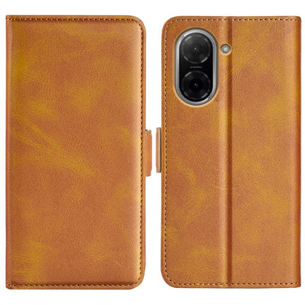 Dual-side Magnetic Buckle Horizontal Flip Leather Phone Case, For Xiaomi 15T, For Redmi A5 4G 173.3mm, For Redmi Note 14S 4G, For Redmi Note 14 4G 164.84mm