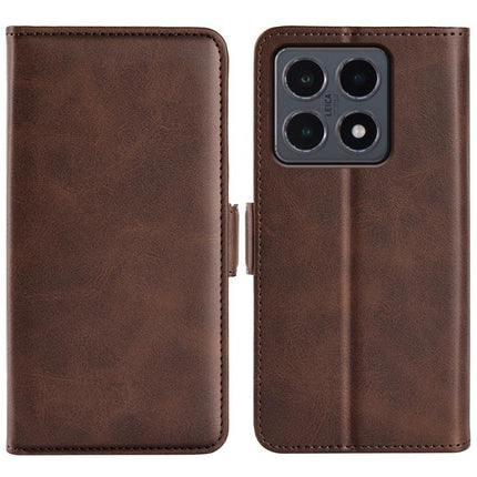 Dual-side Magnetic Buckle Horizontal Flip Leather Phone Case, For Xiaomi 15T, For Redmi A5 4G 173.3mm, For Redmi Note 14S 4G, For Redmi Note 14 4G 164.84mm