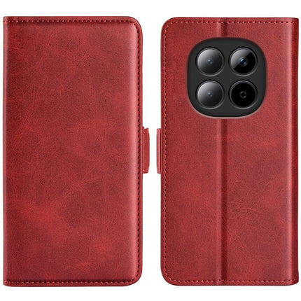 Dual-side Magnetic Buckle Horizontal Flip Leather Phone Case, For Redmi Note 15 Pro+ Global 163.3mm, For Redmi Note 15 4G / 5G Global 164mm, For Xiaomi Poco F8 Ultra 5G, For Xiaomi Poco F8 Pro 5G