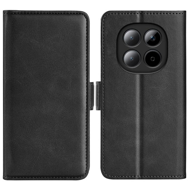 Dual-side Magnetic Buckle Horizontal Flip Leather Phone Case, For Redmi Note 15 Pro Global 163.6mm, For Xiaomi 17 Pro, For Xiaomi 17, For Xiaomi 15T Pro