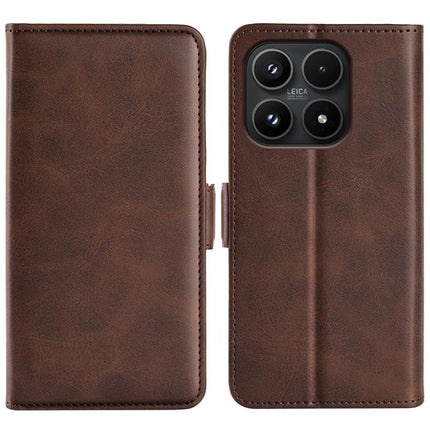 Dual-side Magnetic Buckle Horizontal Flip Leather Phone Case, For Redmi Note 15 Pro Global 163.6mm, For Xiaomi 17 Pro, For Xiaomi 17, For Xiaomi 15T Pro