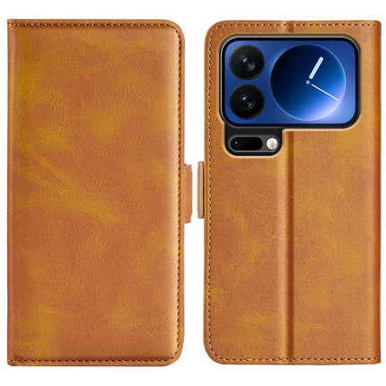 Dual-side Magnetic Buckle Horizontal Flip Leather Phone Case, For Redmi 15a 5G, For Xiaomi 17T, For Xiaomi 17 Ultra, For Xiaomi 17 Pro max
