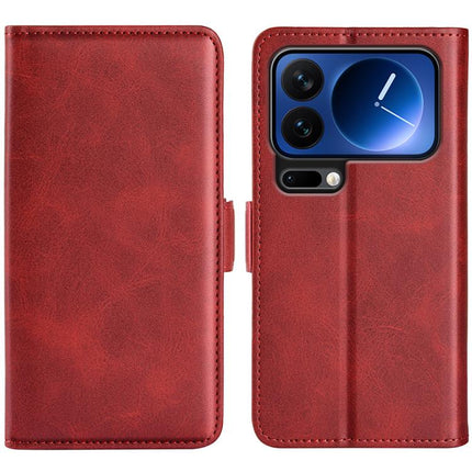 Dual-side Magnetic Buckle Horizontal Flip Leather Phone Case, For Redmi 15a 5G, For Xiaomi 17T, For Xiaomi 17 Ultra, For Xiaomi 17 Pro max