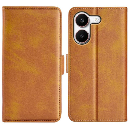 Dual-side Magnetic Buckle Horizontal Flip Leather Phone Case, For Xiaomi 13T, For Redmi A7 Pro 171mm / Poco C85x 5G, For Redmi Turbo 5 Max / Poco X8 Pro Max, For Redmi Turbo 5 5G / Poco X8 Pro 5G
