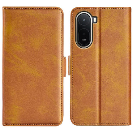 Dual-side Magnetic Buckle Horizontal Flip Leather Phone Case, For Xiaomi 13T, For Redmi A7 Pro 171mm / Poco C85x 5G, For Redmi Turbo 5 Max / Poco X8 Pro Max, For Redmi Turbo 5 5G / Poco X8 Pro 5G