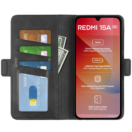 Dual-side Magnetic Buckle Horizontal Flip Leather Phone Case, For Redmi 15a 5G, For Xiaomi 17T, For Xiaomi 17 Ultra, For Xiaomi 17 Pro max