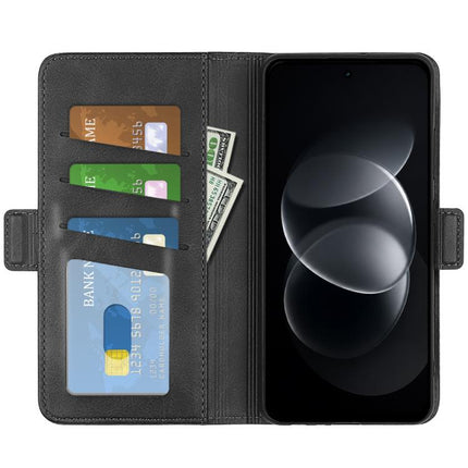 Dual-side Magnetic Buckle Horizontal Flip Leather Phone Case, For Redmi Note 17 Pro 5G Global 163.5mm, For Xiaomi 17T Pro 5G, For Redmi 15a 5G, For Xiaomi 17T 5G