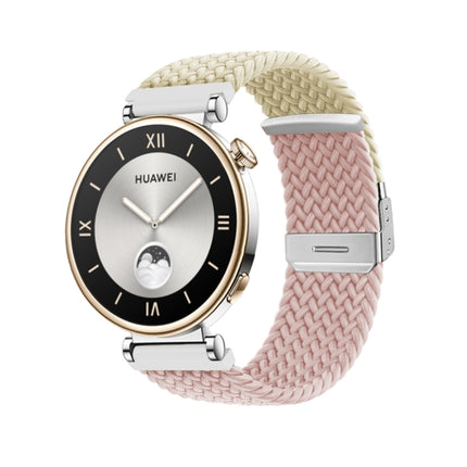 Integrated Buckle Braided Nylon Watch Band, For Huawei Watch GT4 41mm