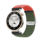 For Huawei Watch GT4 41mm / Orange+Olive Green