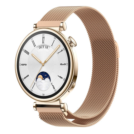 Milan Magnetic Steel Mesh Watch Band, For Huawei Watch GT4 46mm, For Huawei Watch GT4 41mm