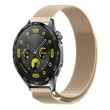Milan Magnetic Steel Mesh Watch Band, For Huawei Watch GT4 46mm, For Huawei Watch GT4 41mm