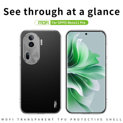 MOFI Ming Series Ultra-thin TPU Phone Case, For OPPO Reno11 Pro China, For OPPO Reno11 China