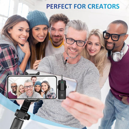 Micrófonos de solapa inalámbricos para iPhone/Android, 2 en 1, 3 en 1