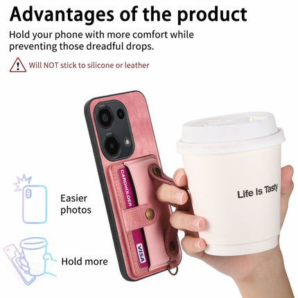 Retro Cross Wristband Wallet Leather Back Phone Case, For Xiaomi Redmi Note 13 Pro 4G, For Xiaomi 14 Pro, For Xiaomi 14, For Xiaomi Redmi Note 13